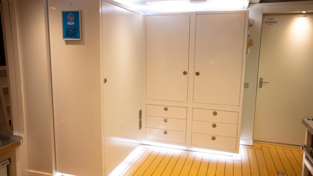Locker - cabinet - drawer install with lighting